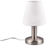 TRIO 599700101 MATS II dotyková stolná lampička 1xE14 matný nikel/biela ON/OFF