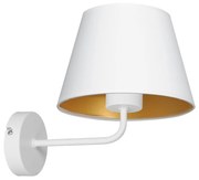 Nástenná lampa ARDEN 1xE27/60W/230V biela/zlatá