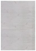 Koberec 3D Sahara geometrický, sivý