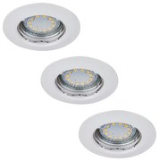 Rabalux 1046 - SADA 3xLED Podhľadové svietidlo LITE 3xGU10-LED/3W/230V
