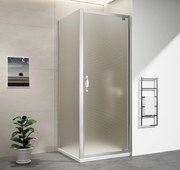 Gelco Gelco, SIGMA SIMPLY obdĺžniková sprchová zástena pivot dvere 900x700mm L/P varianta, Brick sklo, GS3899GS4370