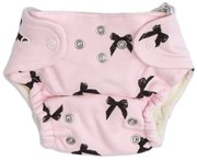 Mamatti Látková plienka EKO sada - nohavičky + 2 x plienka, veľ. 5 - 14 kg, Bow 5 - 14 kg