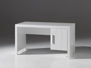 Písací stôl z masívu a MDF Erik borovica 137cm
