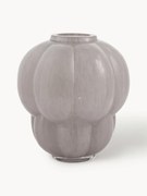 Ručne fúkaná sklenená váza Uva, V 22 cm