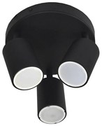 Bodové svietidlo FARGO 3xGU10/30W/230V čierna