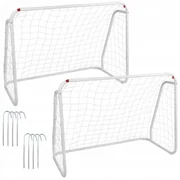 Aldotrade Futbalová bránka 124 x 96 x 61 cm, súprava 2ks