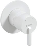 Deante Silia, sprchová/vaňová batéria pod omietku, 1-výstupové teleso, biela matná, DEA-BQS_A44L
