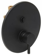 Paffoni Light sprchová batéria s prepínačom čierny mat LIG015NO