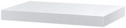 Nástenná polička P-023, lesklá biela