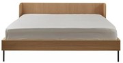 Dvojlôžková posteľ v dekore duba 180x200 cm v prírodnej farbe Wrap – Bonami Selection