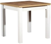 Jedálenský stôl ST44 80x80 dub wotan / biely