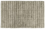 Zelenobéžová bavlnená kúpeľňová predložka Zone Tiles, 80 x 50 cm
