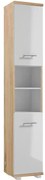 Vysoká skrinka do kúpeľne Bari C35 2D0S dub sonoma