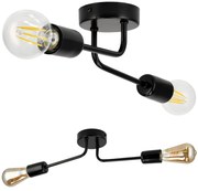 BERGE LED stropná lampa 2xE27 LOFT