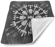 Sablio Deka pre bábätko Star Wars Vesmírne lode na šedom abstrakte - 80x100 cm