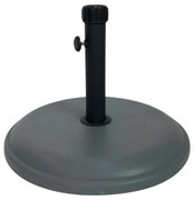 Betónový stojan na slnečník 16kg - sivý