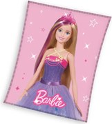 Fleecová detská deka BARBIE Princezná 150 x 200 cm