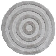 Kúpeľňový koberček MOYO CIRCLE sivý kruh