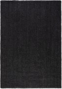 Hanse Home, Kusový koberec Bouclé Jute 105976 Black, 160x230, čierna, chodba / predsieň