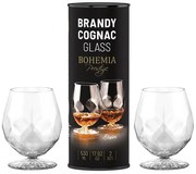 BOHEMIA PRESTIGE DESIRE POHÁR NA KOŇAK V TUBE 530 ML SADA 2KS