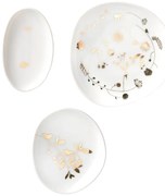 räder Porcelánové tácky na šperky Wonderland – set 3 ks