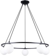 Sollux SL.1214 - Luster na lanku YOLI 5xG9/8W/230V čierna