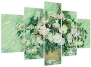 Obraz - Vincent van Gogh, Roses, reprodukcia (150x105 cm)