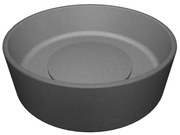 Laveo Perl, granitové umývadlo na dosku 360x360x115 mm, šedá, LAV-VGP1510T