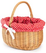 Nákupný kôš prútený Marked IV.š. 42 x hl. 34 x v. 23 / 36(cm)