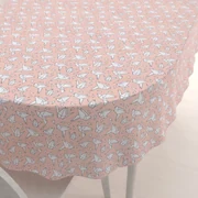 Biante Dekoračný oválny obrus Leona LN-044 Origami vtáci na lososovom 100x160 cm