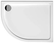 Jika Tigo sprchová vanička štvrťkruhová 100x80 cm liaty mramor H2102110000001