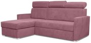 Rohová sedacia súprava Hugo mini, Ružová ( Monolith 63 )