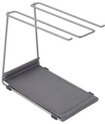 Oceľový držiak na poháre na víno v striebornej farbe Calix – Metaltex