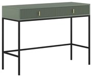 Konzolový stolík SUE zelená/čierna