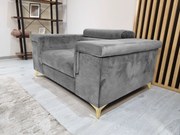 KRESLO VIKTORIA RÔZNÉ ČALÚNENIA ZAMAT EKO-KOŽA LÁTKA