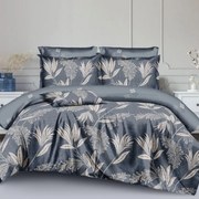 Jemné mikroplyš obliečky Homa KORA GREY 3-dielna sada 140x200 cm