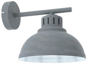 Nástenná lampa SVEN 1xE27/15W/230V šedá