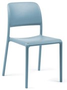 RIVA BISTROT záhradná stolička bez podrúčok celeste
