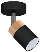 Bodové svietidlo JOKER BLACK WOOD 1xGU10/8W/230V