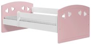 Detská posteľ Julia Mix Púdrová ružová 80x140