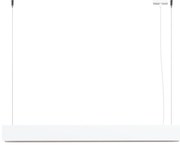 Závesné svietidlo Spark, 1x biele kovové tienidlo