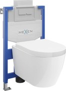 Mexen Fenix XS-U, podomietkový modul a závesné WC Rico so sedátkom s pomalým dopadom, biela, 68530478000