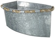 Plechový obal na kvetináč v tvare lode Boat Planter - 23*30*44cm