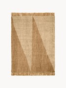 Ručne tkaný jutový koberec Studie