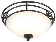 Elstead PB-F-A-BLACK - Stropné svietidlo PEMBROKE 2xE27/60W/230V