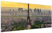 Obraz - Panoráma Paríža (120x50 cm)