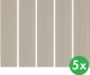 Drevený akustický panel, 2400 x 600 mm, B2BP002, balenie 5 ks, breza