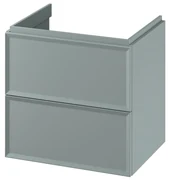 Cersanit Mille, umývadlová skrinka 594x446x551 mm, zelená matná, S1021-003