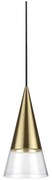 Ideal Lux - LED Luster na lanku CONO 1xGU10/7W/230V pr. 15 cm mosadz