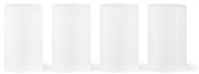 Ferm Living Poháre Ripple Frosted Verrines 140 ml – set 4 ks